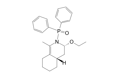 Isoquinoline, 2-(diphenylphosphinyl)-3-ethoxy-2,3,4,4a,5,6,7,8-octahydro-1-methyl-, trans-