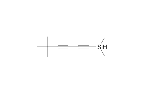 1-(Dimethylsilyl)-2-[(2'-t-butyl)ethynyl] acetylene