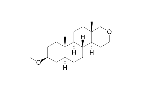 1H-Phenanthro[2,1-c]pyran, D-homo-17-oxaandrostane deriv.
