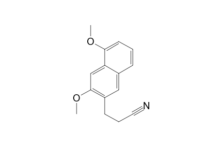 3-(3,5-dimethoxy-2-naphthalenyl)propanenitrile