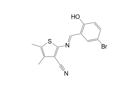 3-thiophenecarbonitrile, 2-[[(E)-(5-bromo-2-hydroxyphenyl)methylidene]amino]-4,5-dimethyl-