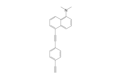 5-[2-(4-ethynylphenyl)ethynyl]-N,N-dimethyl-1-naphthalenamine