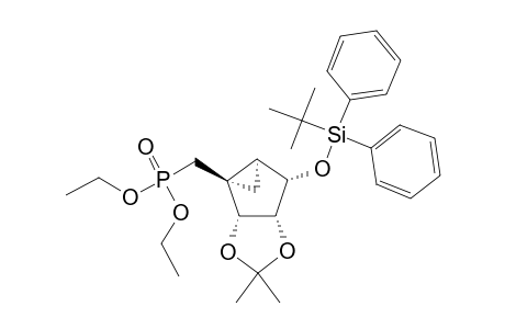 DIETHYL-(1-S,2-R,3-S,4-S,5-S)-2,3-O-(ISOPROPYLIDENE)-4-O-(TERT.-BUTYLDIMETHYLSILYL)-BICYCLO-[3.1.0]-HEXANE_PHOSPHONATE