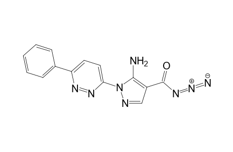 5-Amino-1-(6-phenyl-pyridazin-3-yl) -1H-pyrazole -4-carbonylazide