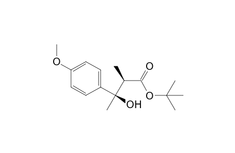 Syn-tert-butyl 3-hydroxy-3-(4-methoxyphenyl)-2-methylbutanoate