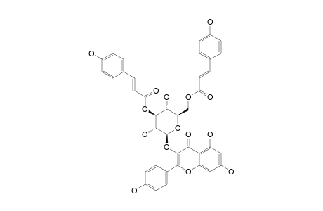 KAEMPFEROL-3-O-(3'',6''-DI-O-E-PARA-COUMAROYL)-BETA-D-GLUCOPYRANOSIDE