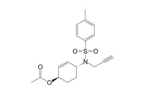 trans-1-Acetoxy-4-(N-p-toluenesulfonyl-N-prop-2-ynyl)aminocyclohex-2-ene