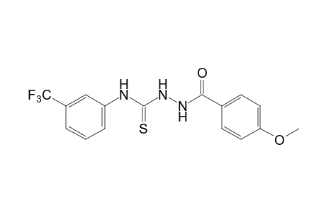 1-(p-anisoyl)-3-thio-4-(alpha, alpha, alpha-trlfluoro-m-tolyl)semicarbazide