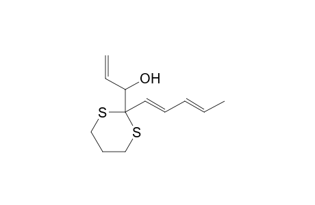 2-(1-Hydroxy-2-propen-1-yl)-2-(1,3-pentadienyl)-1,3-dithiane