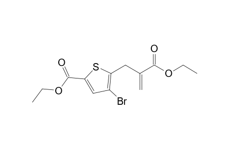 4-Bromo-5-(2-carbethoxyallyl)thiophene-2-carboxylic acid ethyl ester