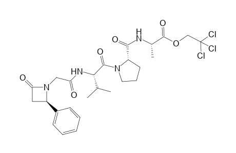 [2-(<R>-2'-Oxo-4'-phenylazetidin-1'-yl)acetyl]-L-valyl-L-prolyl-L-alanine - 2",2",2"-trichloroethyl ester