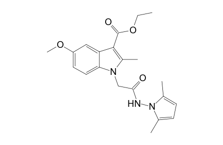 Ethyl 1-(2-((2,5-dimethyl-1H-pyrrol-1-yl)amino)-2-oxoethyl)-5-methoxy-2-methyl-1H-indole-3-carboxylate