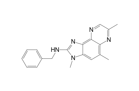 3,5,7-trimethyl-N-(phenylmethyl)-2-imidazo[4,5-f]quinoxalinamine
