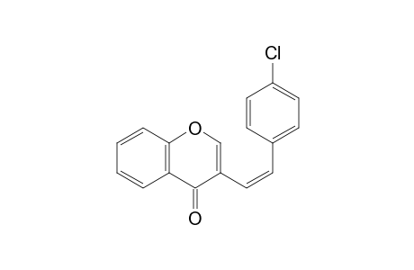 3-[(Z)-2-(4-chlorophenyl)ethenyl]-1-benzopyran-4-one