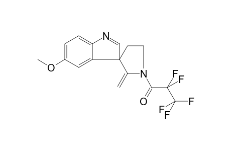 2,2,3,3,3-pentafluoro-1-(5-methoxy-2'-methylene-1'-spiro[indole-3,3'-pyrrolidine]yl)-1-propanone