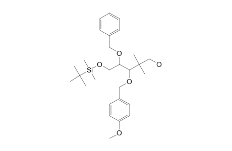 (3R,4S)-4-BENZYLOXY-5-(TERT.-BUTYLDIMETHYLSILOXY)-3-(PARA-METHOXYBENZYLOXY)-2,2-DIMETHYLPENTANOL