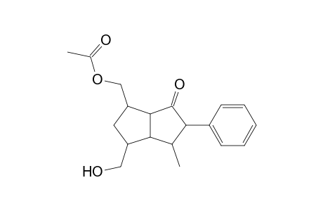 [4-Hydroxymethyl-3-methyl-2-phenyl-1-oxooctahydropentalen-6-yl]methyl acetate