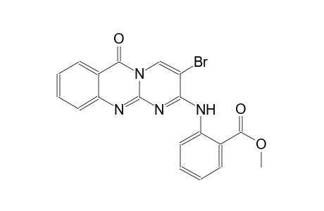 methyl 2-[(3-bromo-6-oxo-6H-pyrimido[2,1-b]quinazolin-2-yl)amino]benzoate