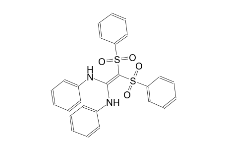 N~1~,N~1~-diphenyl-2,2-bis(phenylsulfonyl)-1,1-ethylenediamine