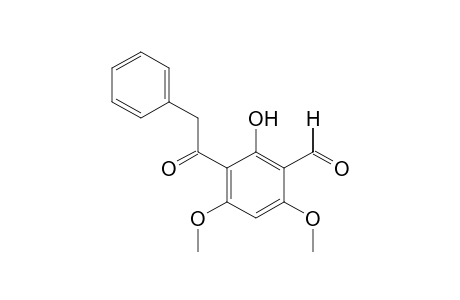 4,6-DIMETHOXY-3-(PHENYLACETYL)SALICYLALDEHYDE