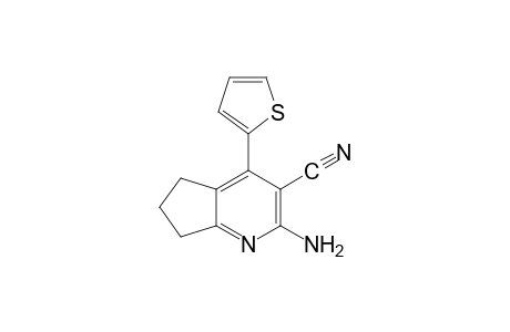 2-amino-6,7-dihydro-4-(2-thienyl)-5H-1-pyrindine-3-carbonitrile