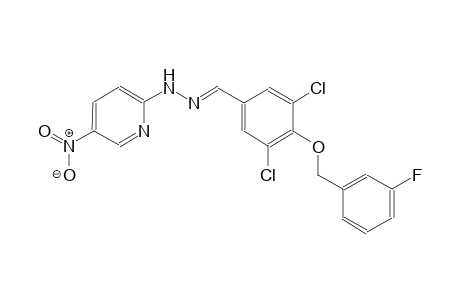 3,5-dichloro-4-[(3-fluorobenzyl)oxy]benzaldehyde (5-nitro-2-pyridinyl)hydrazone