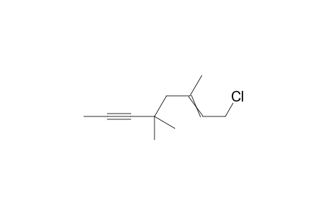 1-Chloro-3,5,5-trimethyl-2-octen-6-yne