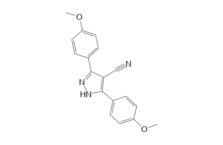 3,5-bis(4-methoxyphenyl)-1H-pyrazole-4-carbonitrile