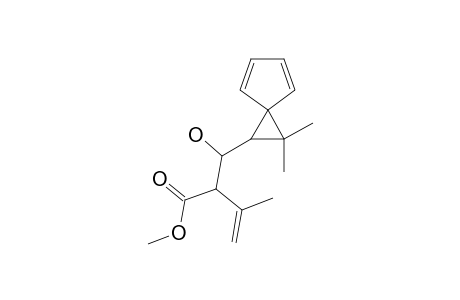 METHYL-2-ISOPROPYLIDENYL-3-HYDROXY-3-(2',2'-DIMETHYLSPIRO-[2,4]-HEPTA-4',6'-DIEN-1-YL)-PROPANOATE