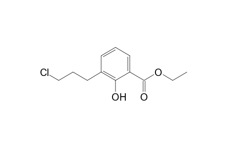 Ethyl 3-(3-chloropropyl)-2-hydroxybenzoate