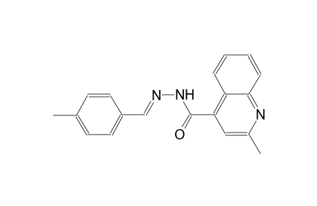 2-methyl-N'-[(E)-(4-methylphenyl)methylidene]-4-quinolinecarbohydrazide