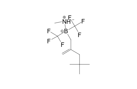 Dimethylamine(n-B) 1-(2,2-eimethylpropyl)ethylene-1-ylbis(trifluoromethyl)-borane