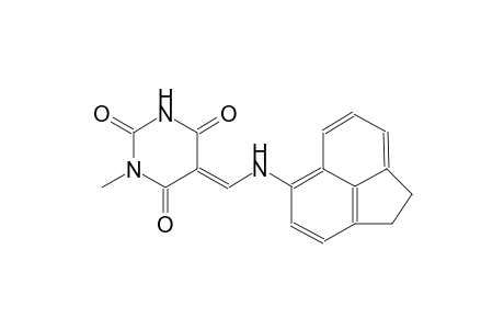 (5E)-5-[(1,2-dihydro-5-acenaphthylenylamino)methylene]-1-methyl-2,4,6(1H,3H,5H)-pyrimidinetrione