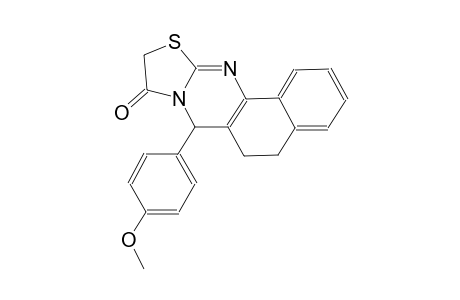 7-(4-Methoxyphenyl)-5,7-dihydro-6H-benzo[h][1,3]thiazolo[2,3-b]quinazolin-9(10H)-one