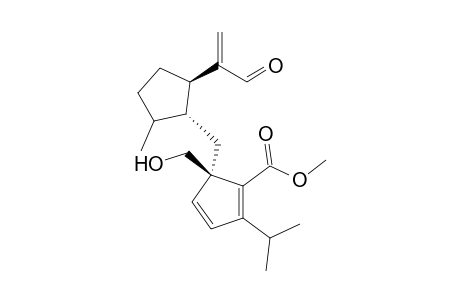 (5S,1'R,2'R,5'R)-Methyl 5-hydroxymethyl-5-[2'-(1"-formylvinyl)-5'-methylcyclopentylmethyl]-2-isopropylcyclopenta-1,3-diencarboxylate