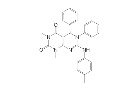 1,3-Dimethyl-7-(4-methylphenyamino)-5,6-dihydro-5,6-diphenylpyrimido[4,5-d]pyrimidine-2,4(1H,3H)-dione