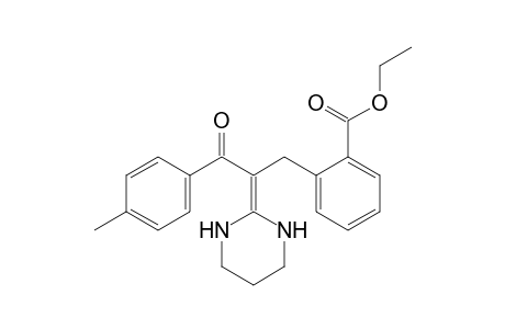 2-[(4-Methylbenzoyl)(2-ethoxycarbonylbenzyl)methylene]-1,2,3,4,5,6-hexahydropyrimidine