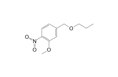 3-Methoxy-4-nitrobenzyl alcohol, N-propyl ether