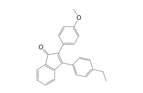 3-(4-Ethylphenyl)-2-(4-methoxyphenyl)-1H-inden-1-one