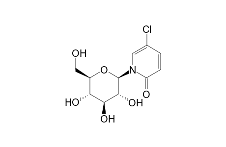 5-chloro-1-(beta-D-glucopyranosyl)-2(1H)-pyridone
