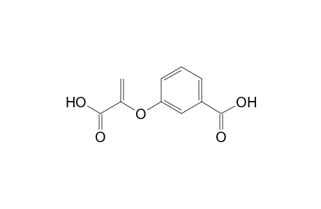 3-(3-oxidanyl-3-oxidanylidene-prop-1-en-2-yl)oxybenzoic acid
