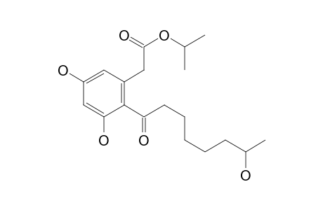 2-[3,5-dihydroxy-2-(7-hydroxyoctanoyl)phenyl]acetic acid isopropyl ester