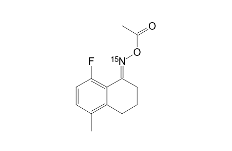 N-(15)-O-ACETYL-3,4-DIHYDRO-8-FLUORO-5-METHYL-1(2H)-NAPHTHALENE-OXIME