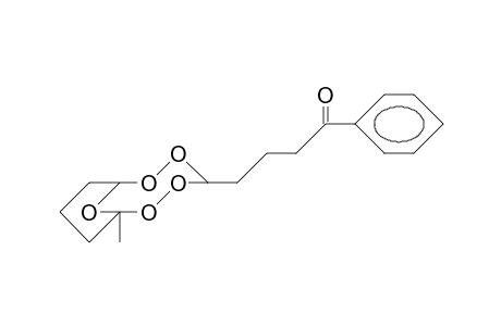 1-Methyl-4-(4-oxo-4-phenyl-butyl)-2,3,5,6,11-pentaoxa-bicyclo(5.3.1)undecane