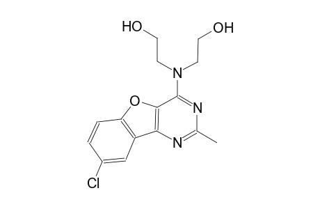 2-[(8-chloro-2-methyl[1]benzofuro[3,2-d]pyrimidin-4-yl)(2-hydroxyethyl)amino]ethanol