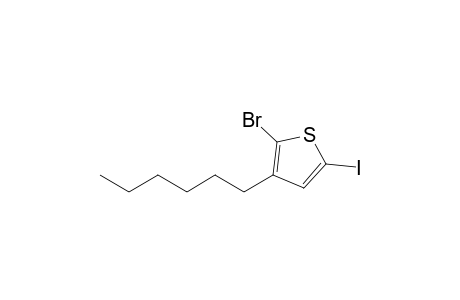 2-Bromo-5-iodo-3-hexylthiophene