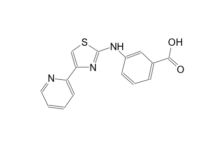 benzoic acid, 3-[[4-(2-pyridinyl)-2-thiazolyl]amino]-