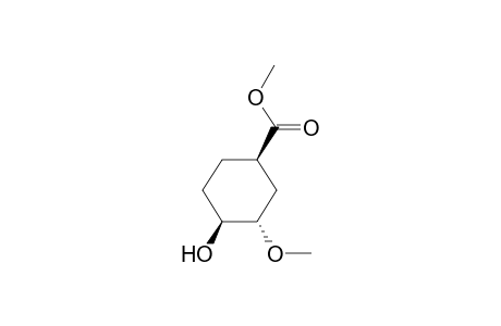 (1R,3S,4S)-4-hydroxy-3-methoxy-1-cyclohexanecarboxylic acid methyl ester