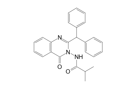 2-Diphenylmethyl-3-[(2-methylpropanoyl)amino]-3,4-dihydroquinazolin-4-one