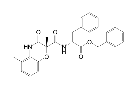 N-{[(2S)-2,5-Dimethyl-3-oxo-3,4-dihydro-2H-1,4-benzoxazine-2-yl]carbonyl}-D-phenylalanine benzyl ester